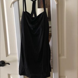 Lululemon black tank with built in bra size 4